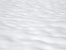 凸凹の雪原
