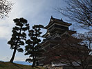 松本城と北アルプス