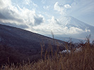 雲の中の富士山