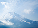 富士山とうす雲