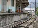 奥多摩駅のレール