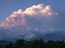 夕方の雷雲