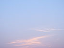 赤いライン雲