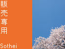 青空と桜（縦）