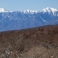 美し森からの南アルプス