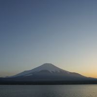 宵の口の富士山