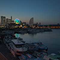 横浜港の夜景