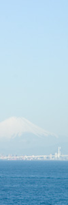 海ほたるからの富士山(縦)