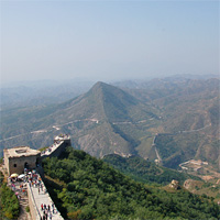 司馬台長城と山脈